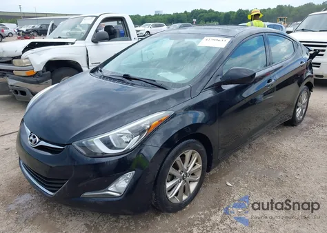 2014 Hyundai Elantra Se z USA, uszkodzony, nr VIN 5NPDH4AEXEH488458